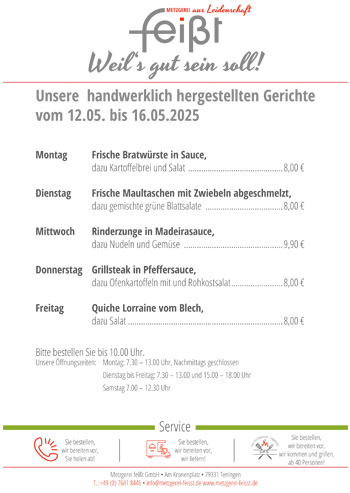 Unser ABO Essen in KW20