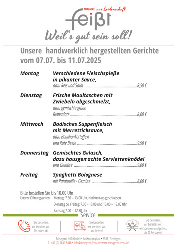 Unser ABO Essen in KW28