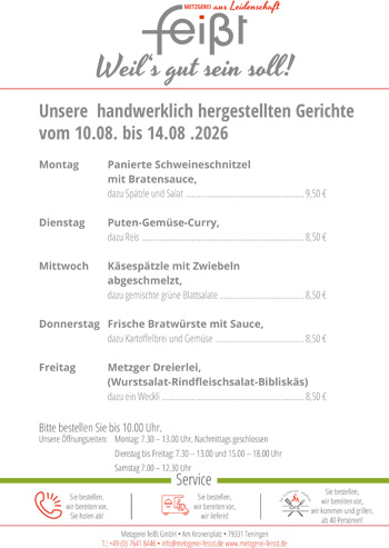 Unser ABO Essen KW33