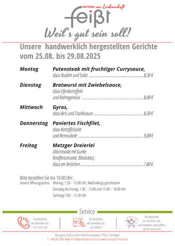 Unser ABO Essen in KW35