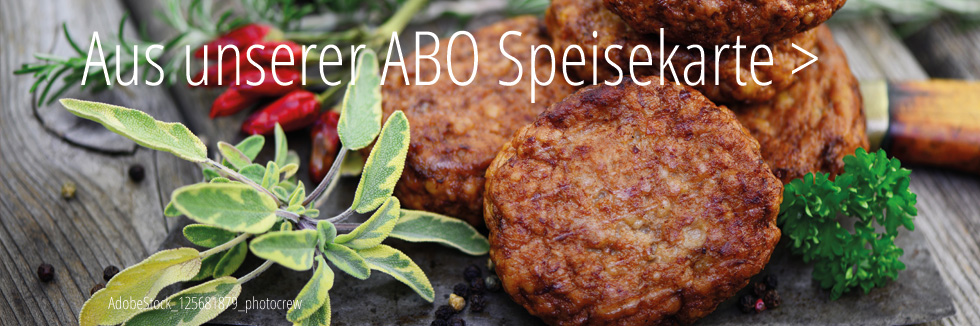 drei hausgemachte Frikadellen