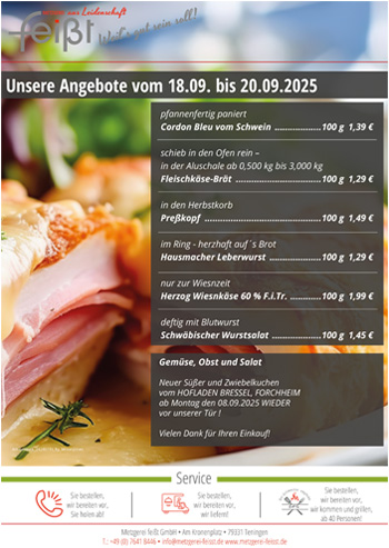 Unsere Angebote in KW38